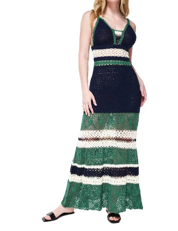 Don’t Wait – Shop Today!Bella Maxi Dress In Blue/green
