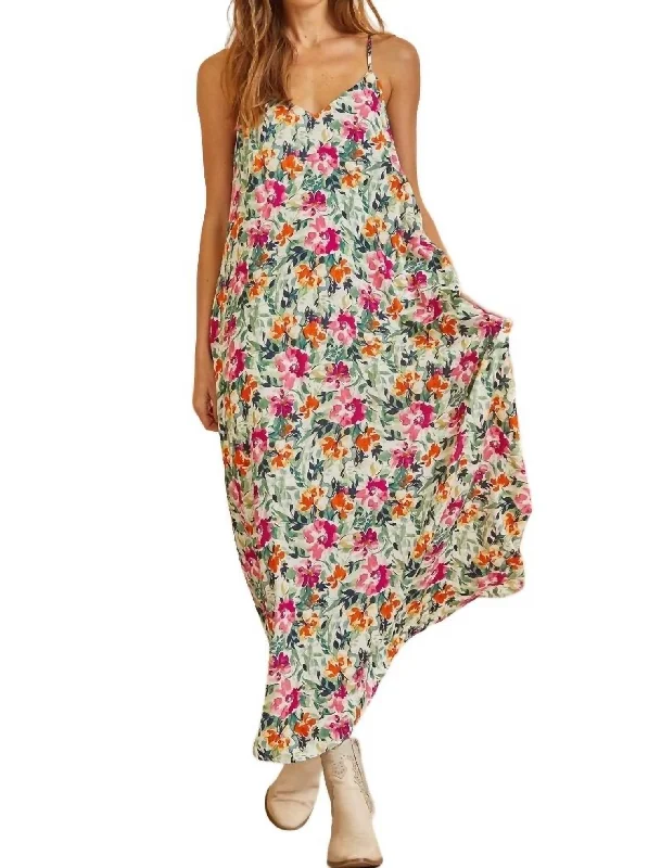 Shop Before It’s Gone!Click Click Bloom Maxi Dress In Floral Print