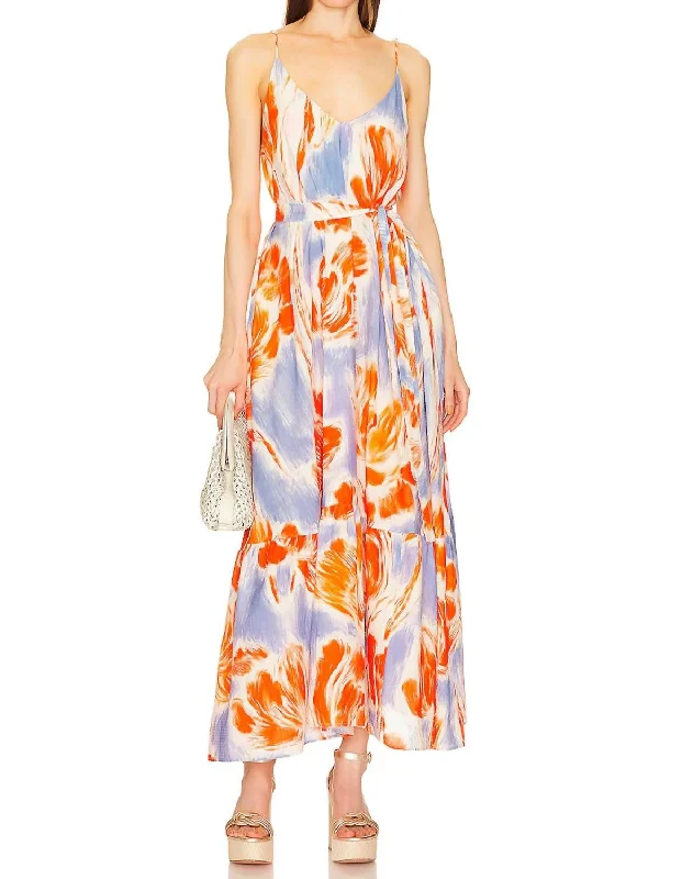 Find Your Perfect Deal Today!Demerald Maxi Dress In Combo Atlantic