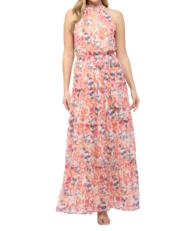 Don't Miss Out!Dominique Maxi Dress In Pink