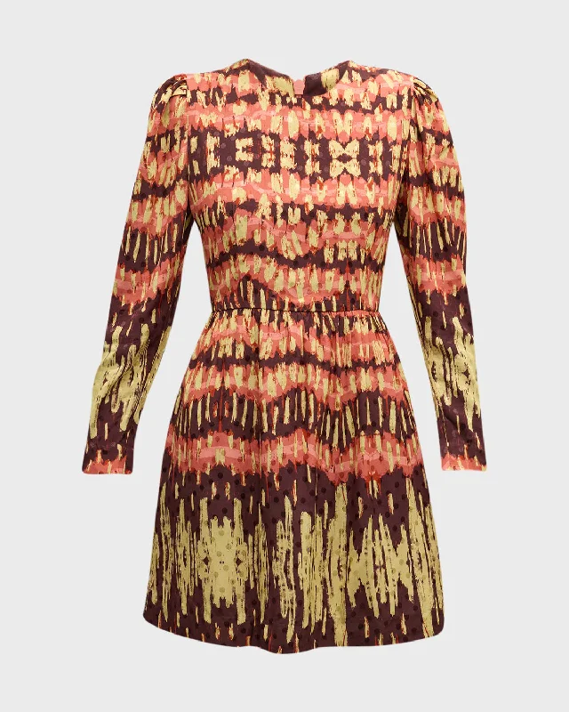 Huge Savings – Act Now!Flavia Abstract-Print A-Line Mini Dress