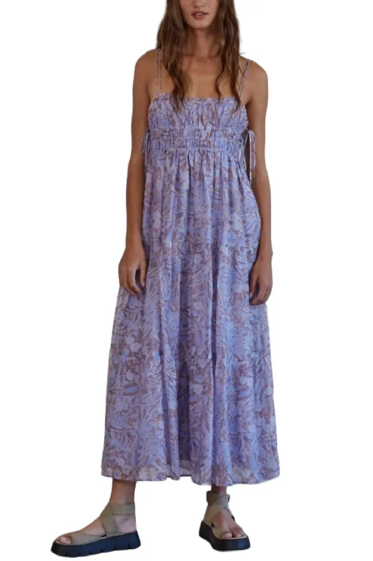 Don’t Wait – Deals Won’t Last!Floral Maxi Dress In Violet