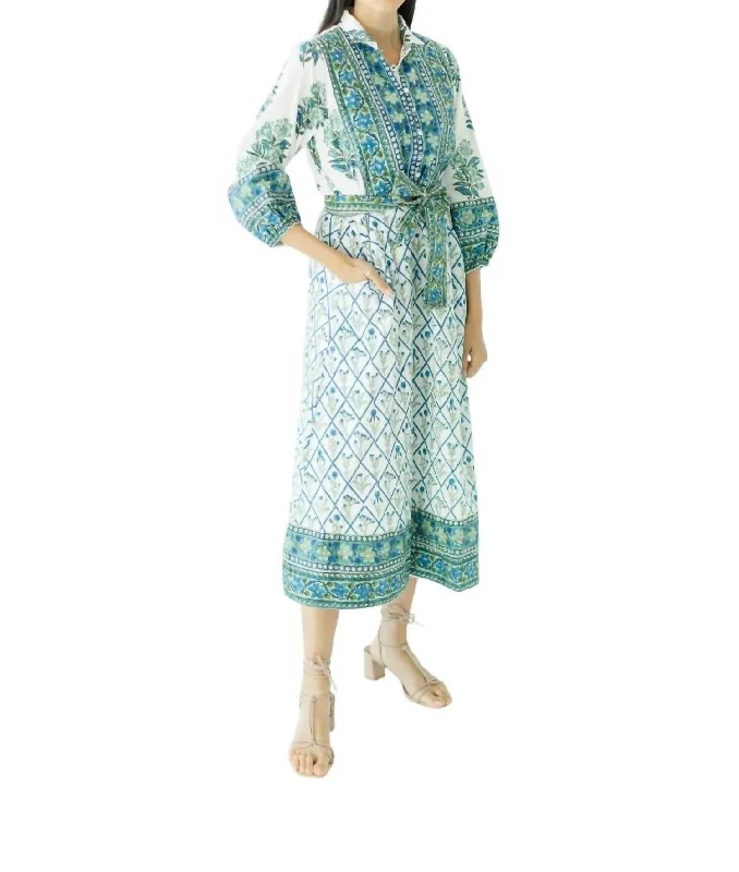Seasonal Sale – Shop Now!Folly Maxi Dress In Vineyard Garden