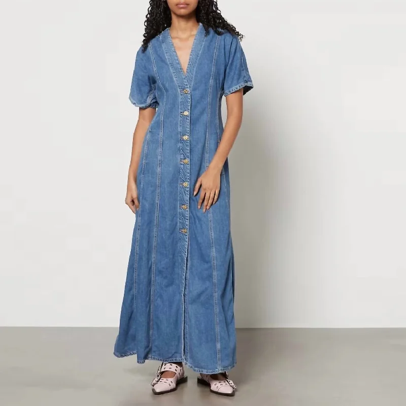 Exclusive Deals Just for You!Future Denim Maxi Dress In Midbluestone