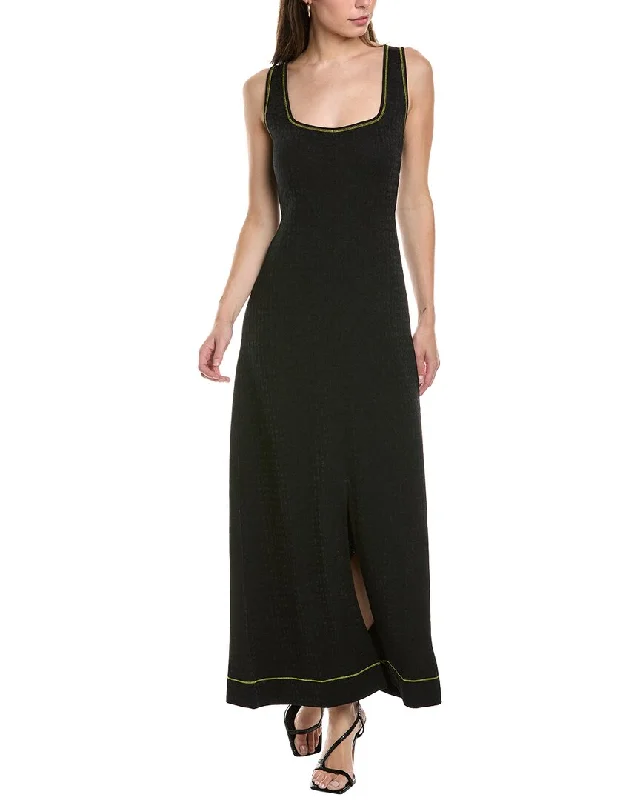 Score Big Savings Today!GANNI Jacquard Jersey Maxi Dress
