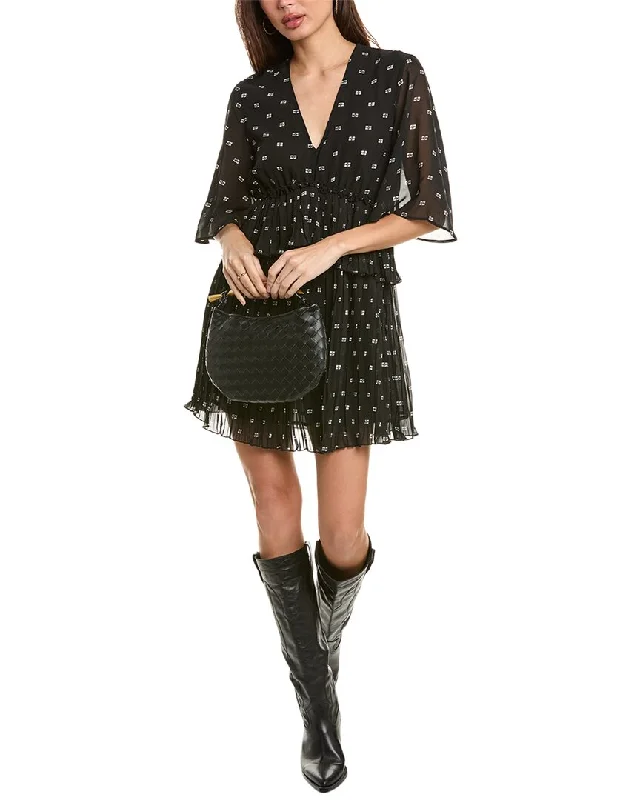 The Best Deals Won’t Wait!GANNI Pleated Flounce Mini Dress