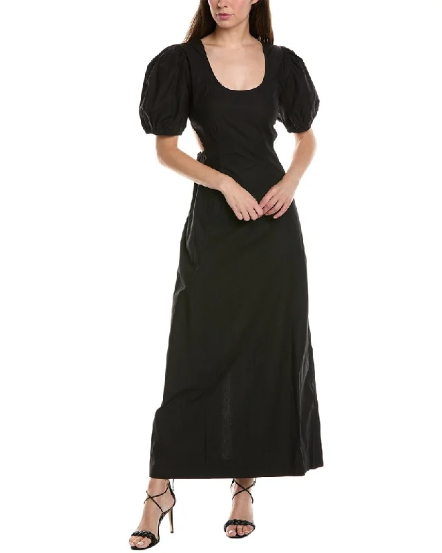 Your Exclusive Offer Awaits!GANNI Poplin Maxi Dress