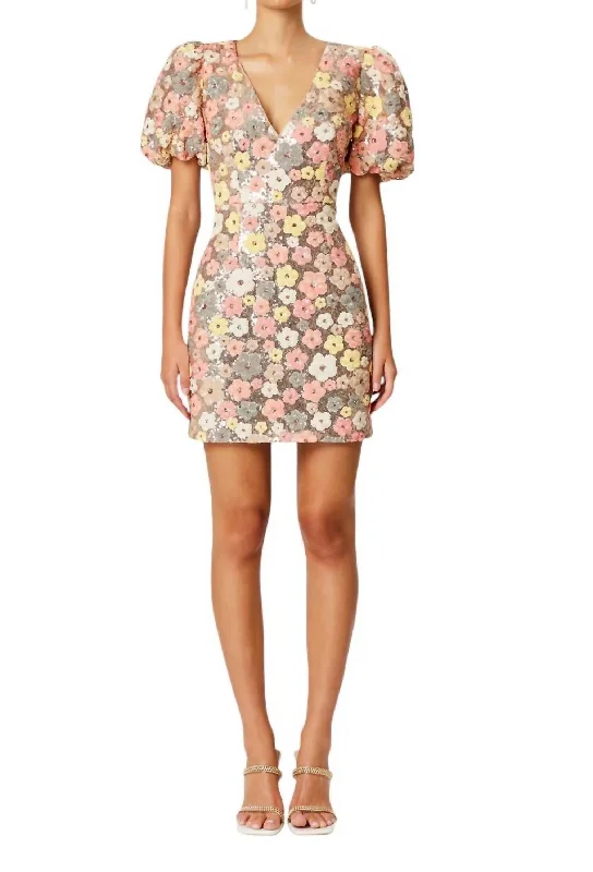 Garden Dress In Multi