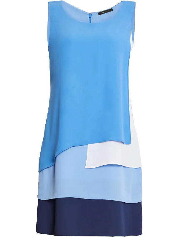 Your Shopping Wish, Our Discount Command!Haley Womens Tiered Cocktail Mini Dress