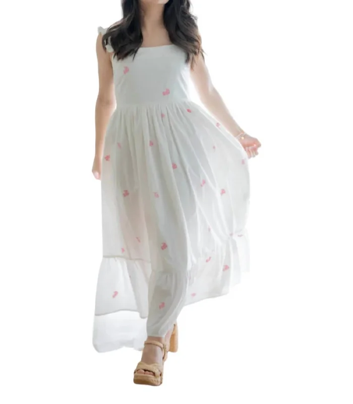Incredible Savings Inside!Inez Maxi Dress In Pink Poppy