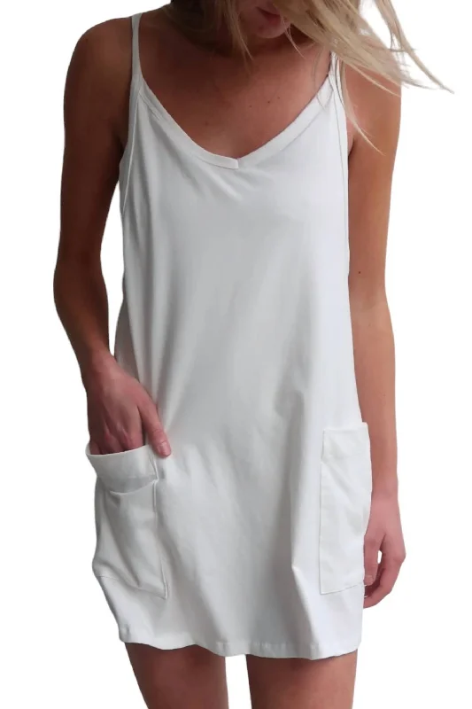 Limited-Time Price Drop!Jet Set Mini Dress In White
