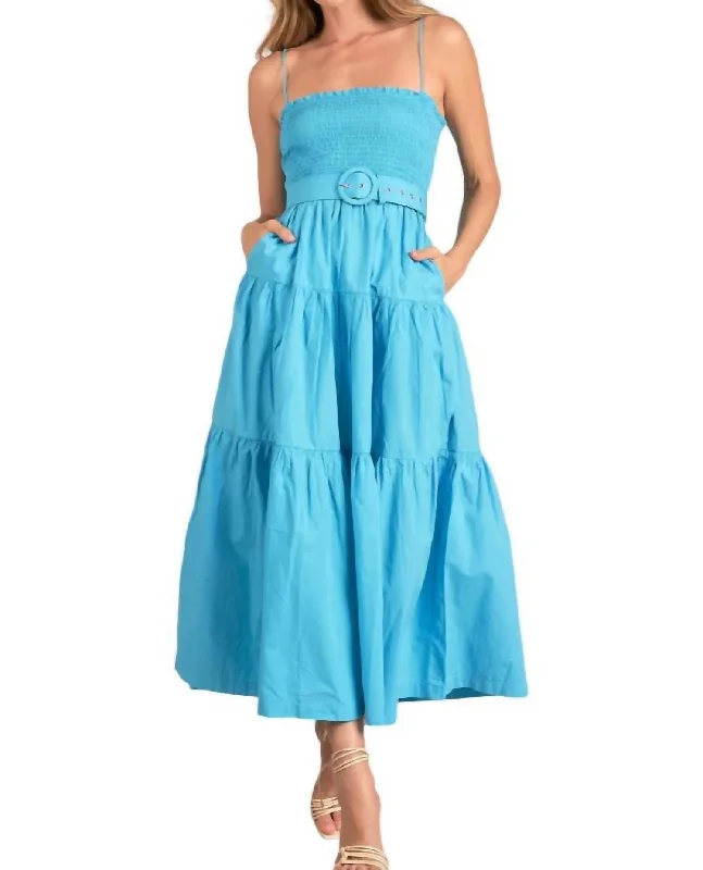 Save More When You Shop More!Jillian Maxi Dress In Azure