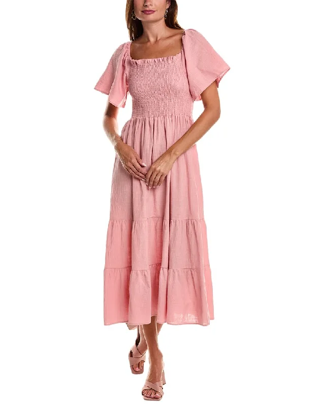The Best Sale of the Year!JL LUXE Off-Shoulder Maxi Dress