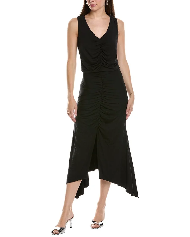 Shop Before It’s Gone!Krisa High-Low Ruched Maxi Dress
