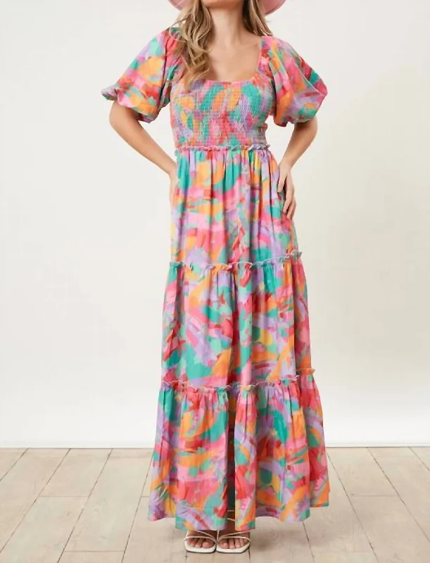 The Sale You’ve Been Waiting For!New Bloom Maxi Dress In Pink Multi