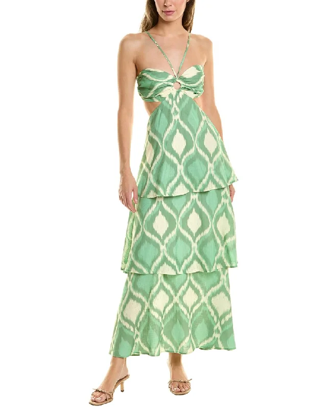One Day Only – Huge Savings!o.p.t. Sandi Linen-Blend Maxi Dress