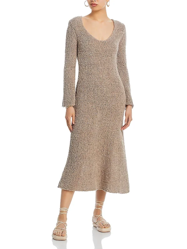 The Best Offers Are Here!Paige Womens Scoop Neck Long Maxi Dress