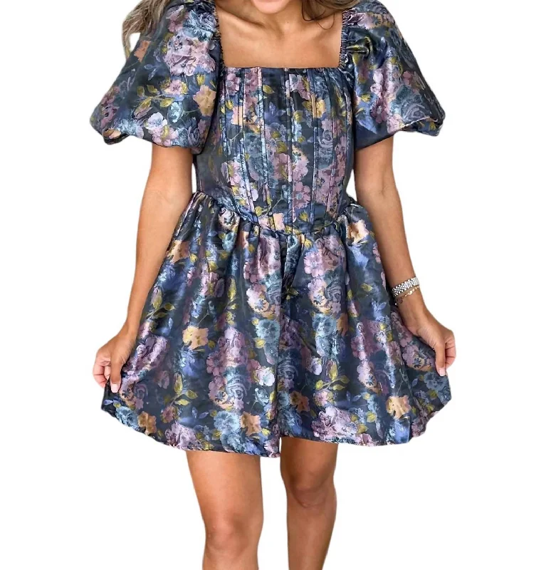 Buy More, Save More!Penelope Mini Dress In Navy