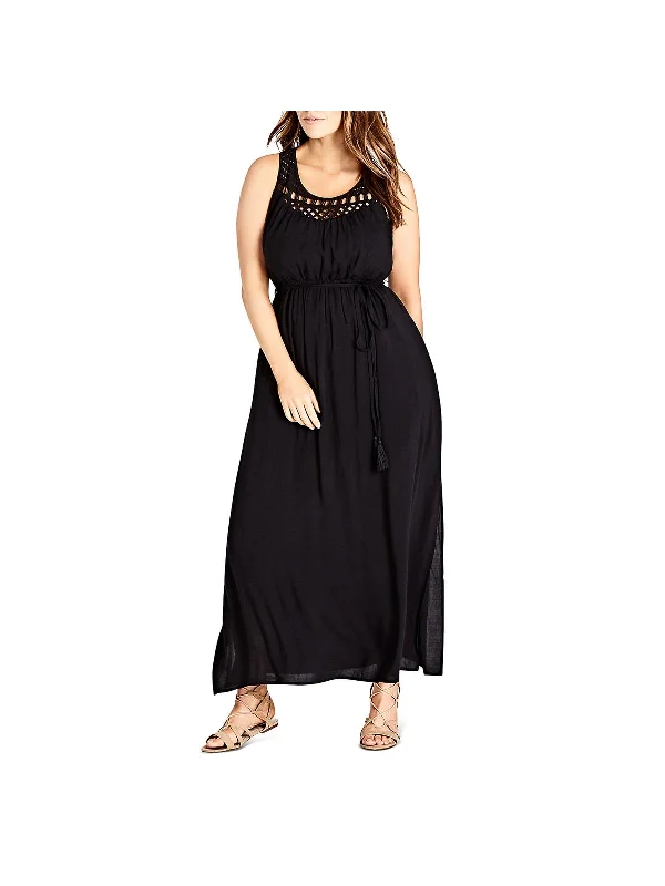 Everything Must Go!Plus Womens Sleeveless Daytime Maxi Dress