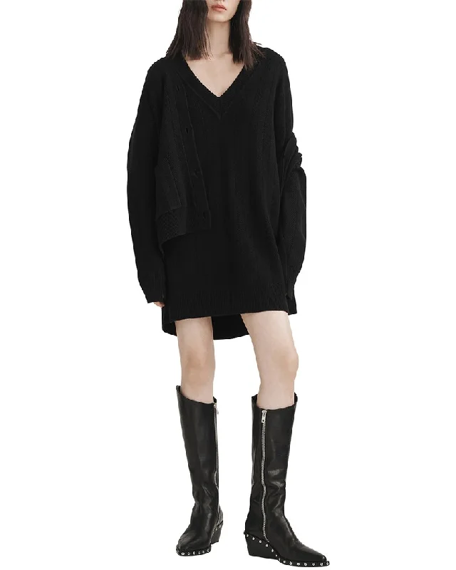Don’t Wait – Shop Today!rag & bone Durham Herringbone Cashmere Mini Dress