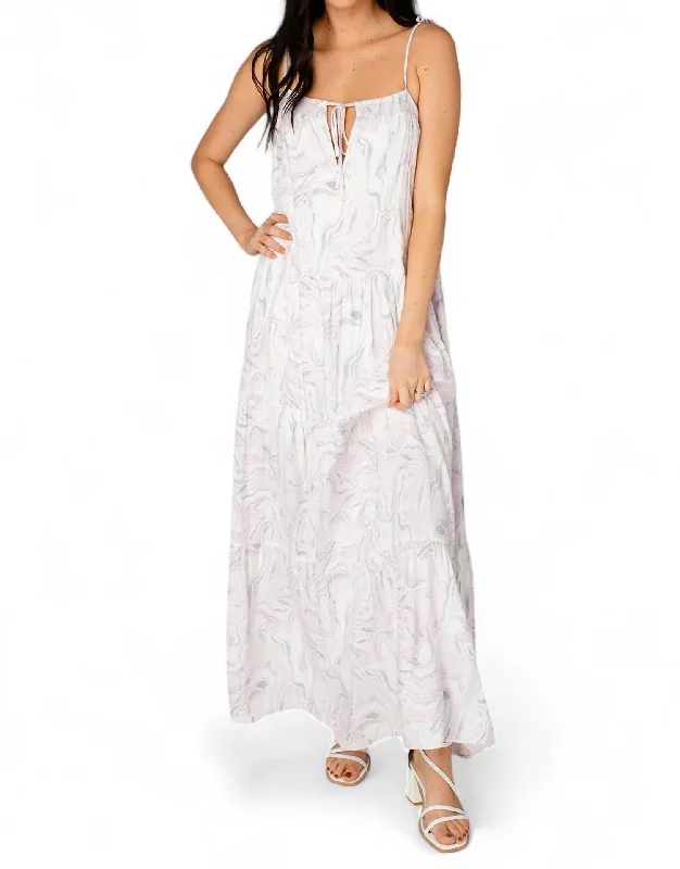 Shop Today, Save Tomorrow!Reese Tie-Shoulder Maxi Dress In Quartz