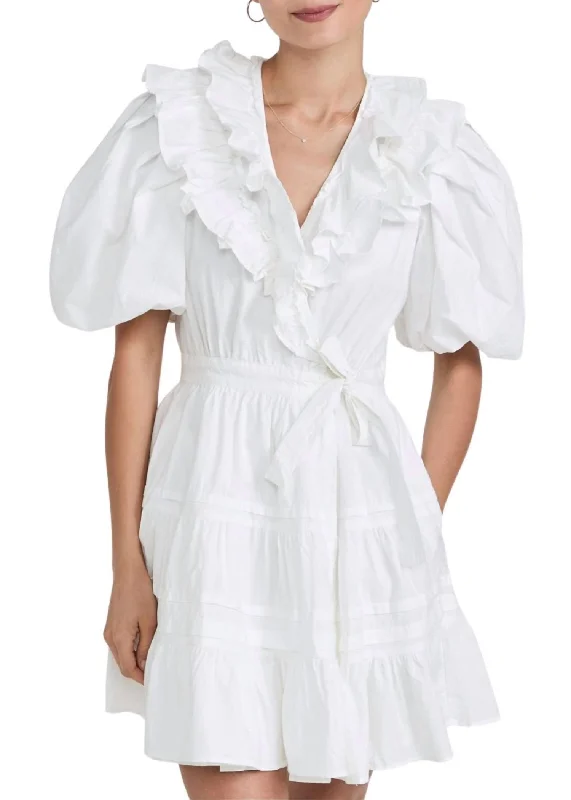 One Click Away from Big Savings!Remy Mini Dress In White
