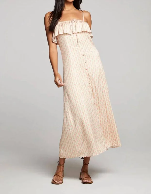 Everything Must Go!Rose Bloom Maxi Dress In Multi