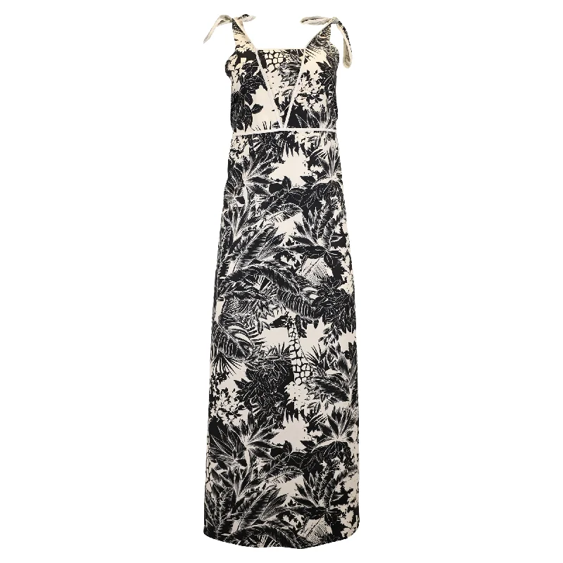 Shop Today, Save Tomorrow!See by Chloé Printed Maxi Dress in Black Cotton