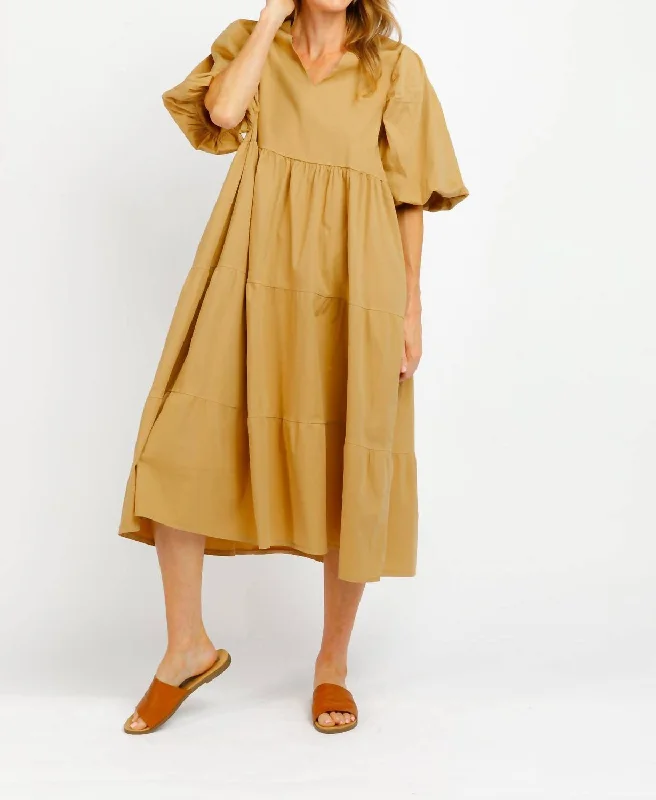Special Discounts Inside!Sonora Maxi Dress In Camel