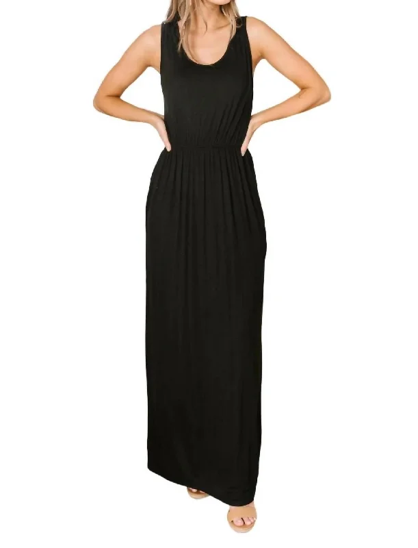 Limited Deals, Unlimited Savings!Summer Days Maxi Dress In Black