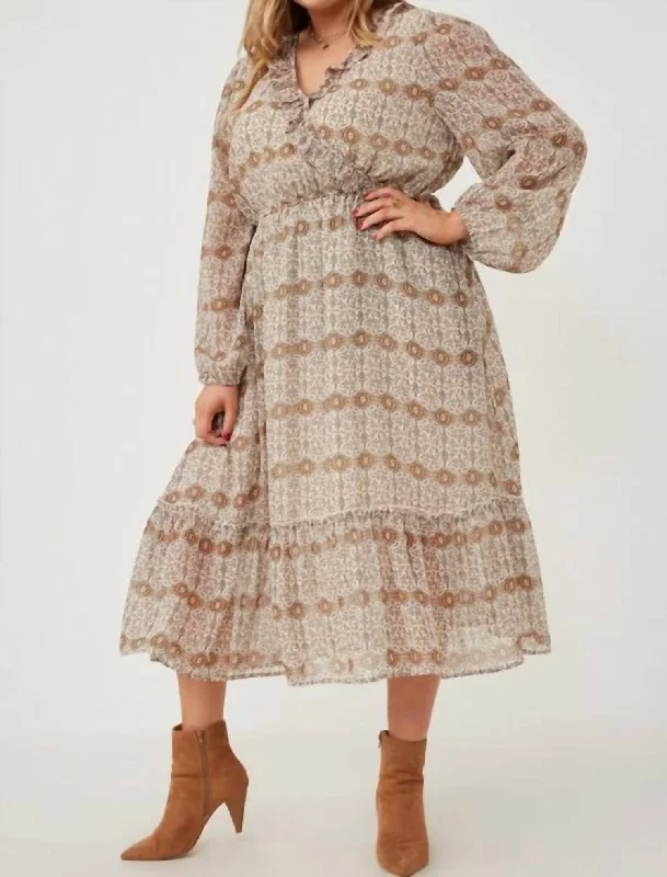 Your Chance to Save is Now!Surreal Years Maxi Dress In Multi