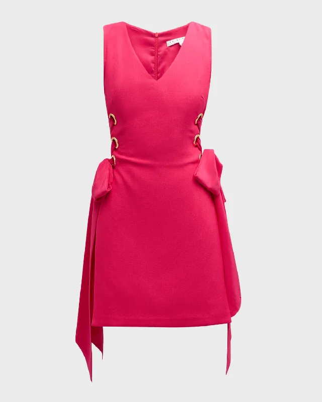 Shop Smart, Save Big!Viva 2 Sleeveless Lace-Up Mini Dress