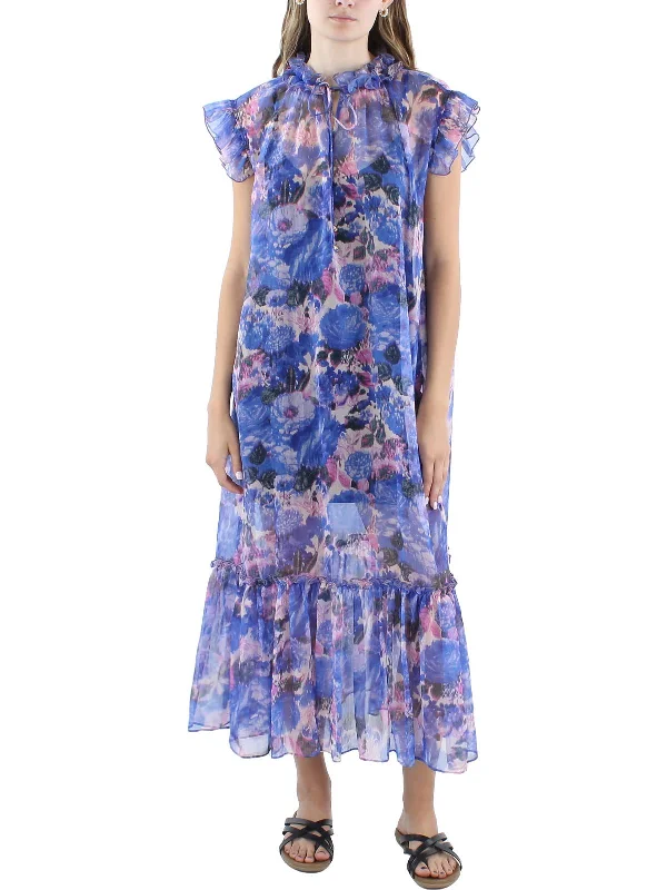 Hot Deals You Can’t Resist!Womens Floral Print Long Maxi Dress