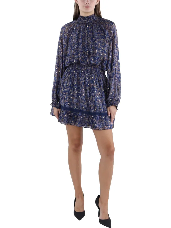 Great Deals, Just for You!Womens Metallic Above Knee Mini Dress