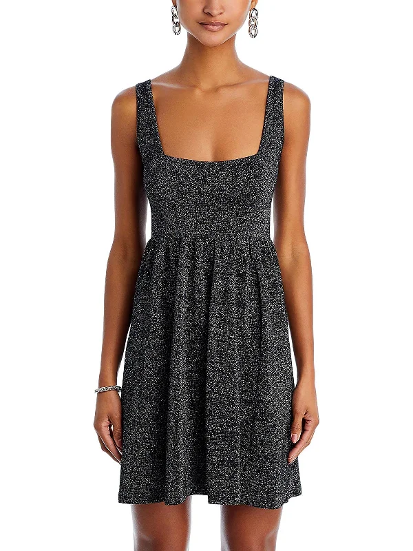 Your Favorite Items on Sale Now!Womens Metallic Short Mini Dress