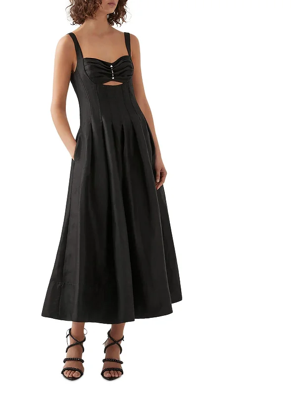 Special Discounts Inside!Womens Pleated Long Maxi Dress