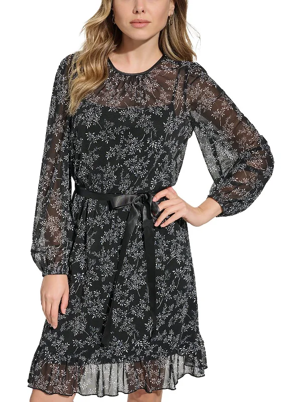 Get Ready to Save!Womens Printed Short Mini Dress