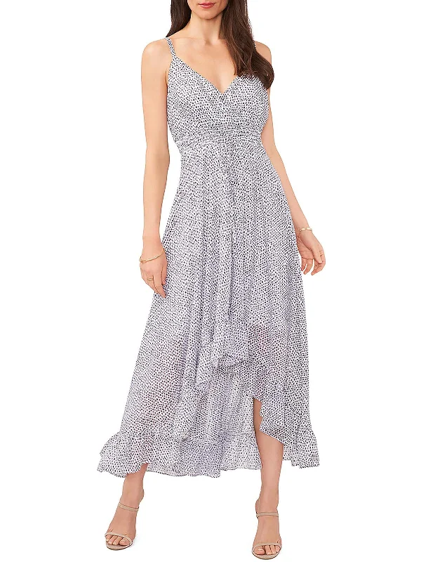 Best Deals Just for You!Womens Smocked Printed Maxi Dress