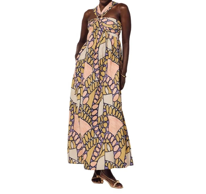 Hurry! While Supplies Last!Zola Maxi Dress In Saguaro Print