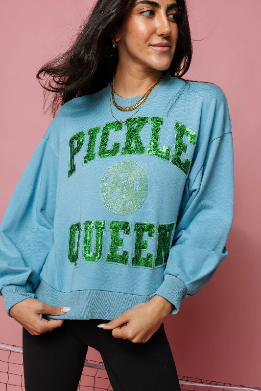 Buy More, Save More!Aqua Pickle Queen Sweatshirt