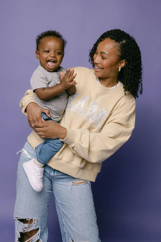 Sale Alert – Get Ready to Shop!Beige 'Mama' Sweatshirt