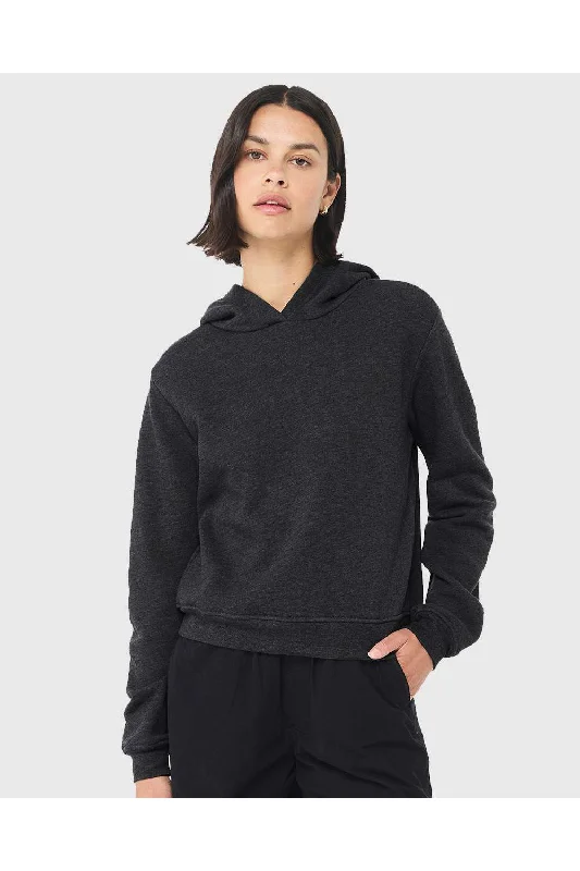 Save Up to 50% Off!Bella + Canvas Womens Classic Hooded Sweatshirt Hoodie - Heather Dark Grey