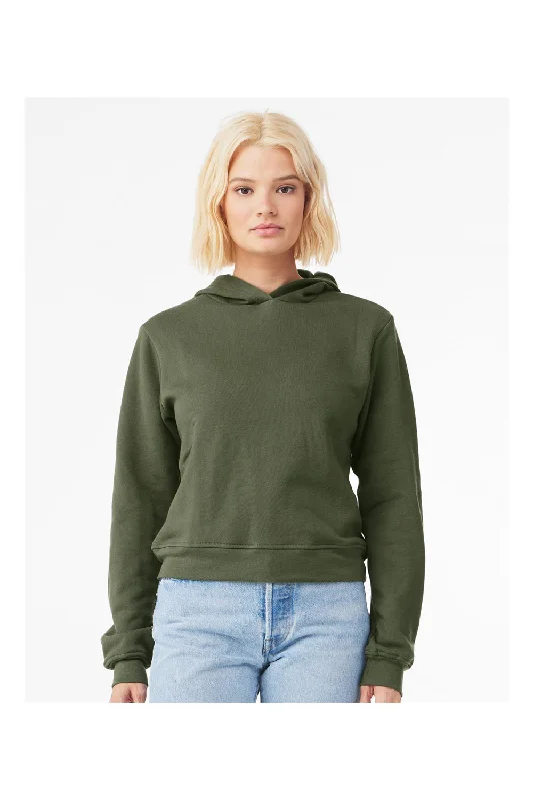 Your Favorite Items on Sale Now!Bella + Canvas Womens Classic Hooded Sweatshirt Hoodie - Military Green