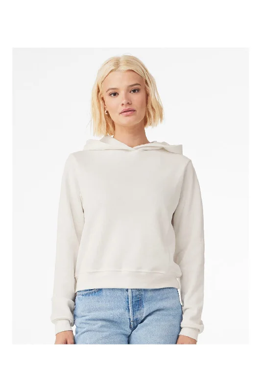 Unbeatable Prices!Bella + Canvas Womens Classic Hooded Sweatshirt Hoodie - Vintage White