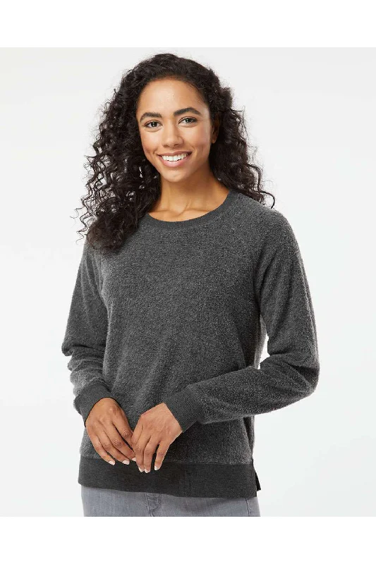 Act Fast – Limited Time Savings!Boxercraft Womens Fleece Out Crewneck Sweatshirt - Charcoal Grey