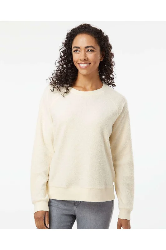 Your Discount is Waiting!Boxercraft Womens Fleece Out Crewneck Sweatshirt - Natural