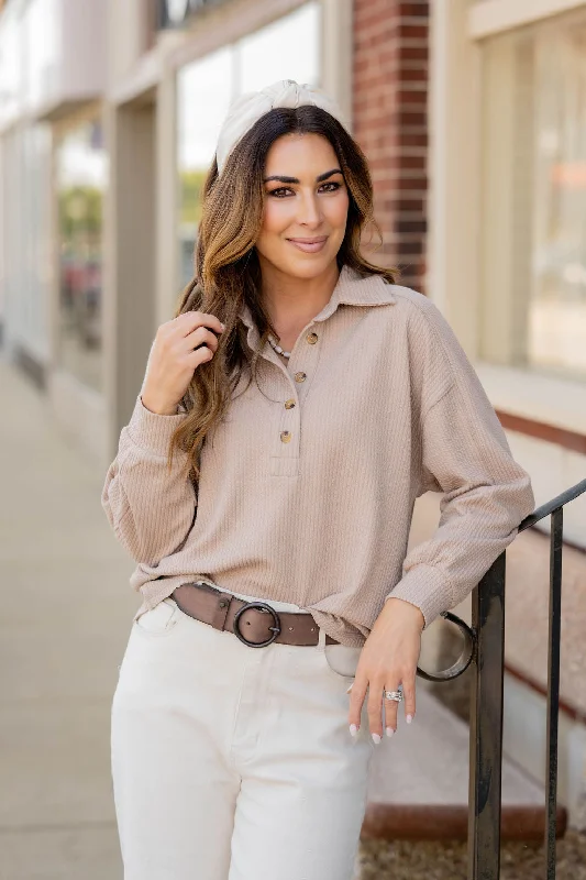 Special Offer – Act Fast!Braided Button Accented Pullover