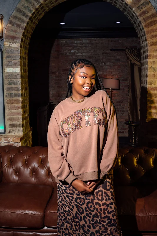 Sale Alert – Get Ready to Shop!Brown Coffee Sweatshirt