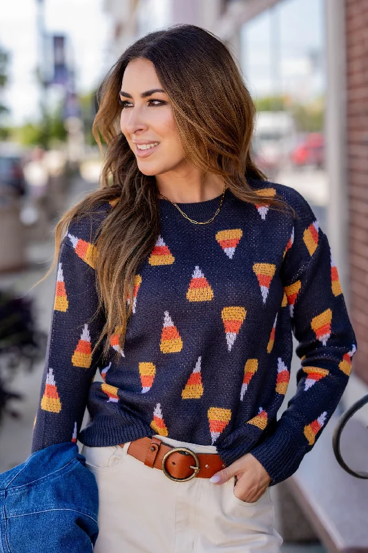 Limited Stock Available!Candy Corn Knit Sweater