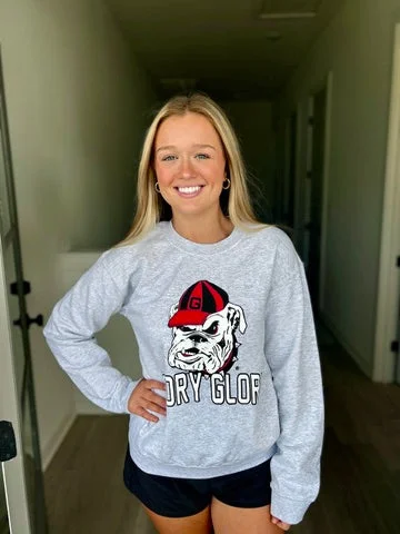 Crazy Discounts Inside!Glory Glory Bulldog Sweatshirt Gray